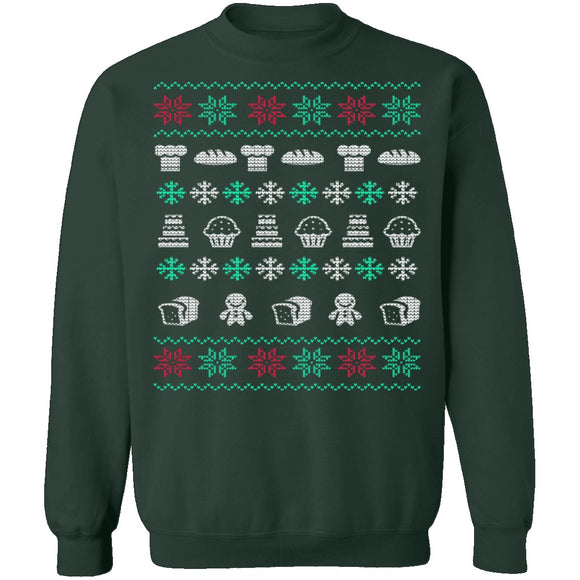 Baking Ugly Christmas Sweater CustomCat