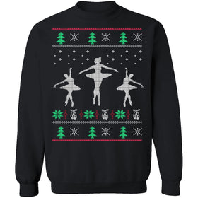 Ballerinas Ugly Christmas Sweater CustomCat