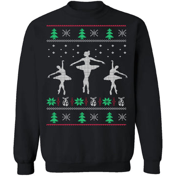 Ballerinas Ugly Christmas Sweater CustomCat