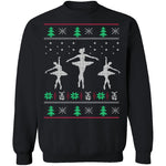 Ballerinas Ugly Christmas Sweater CustomCat
