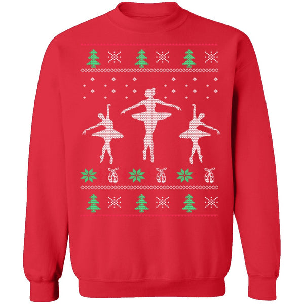 Ballerinas Ugly Christmas Sweater CustomCat