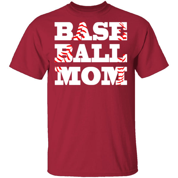 Baseball Mom T-Shirt CustomCat