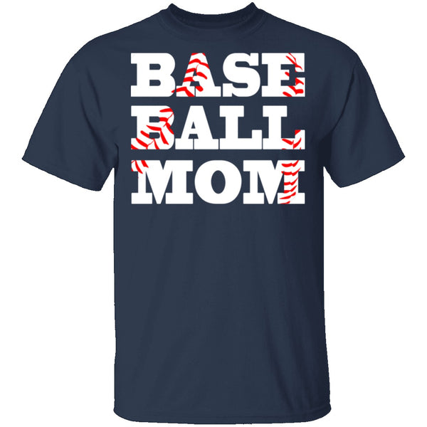 Baseball Mom T-Shirt CustomCat