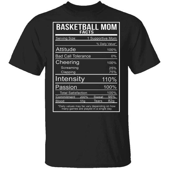 Basketball Mom T-Shirt CustomCat