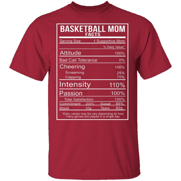 Basketball Mom T-Shirt CustomCat
