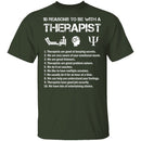 Be With a Therapist T-Shirt CustomCat