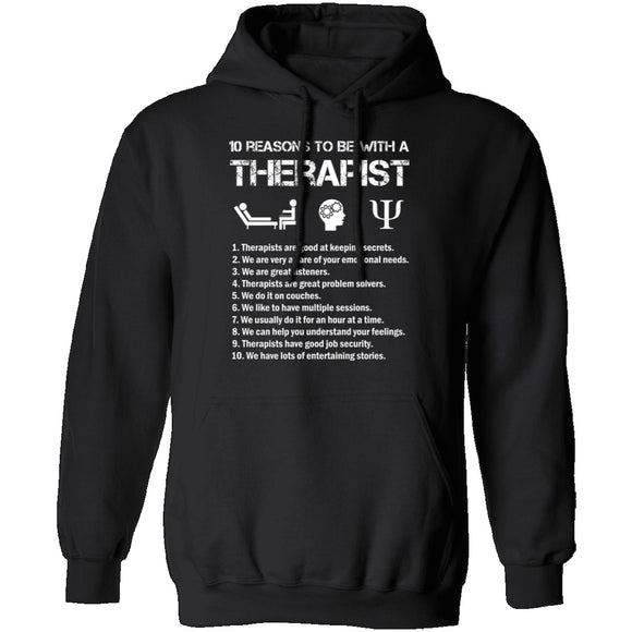 Be With a Therapist T-Shirt CustomCat