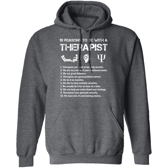 Be With a Therapist T-Shirt CustomCat