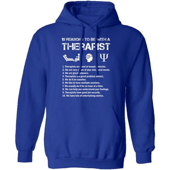 Be With a Therapist T-Shirt CustomCat