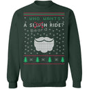 Beard Ride Ugly Christmas Sweater CustomCat