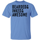 Bearded ' Inked ' Awesome T-Shirt CustomCat
