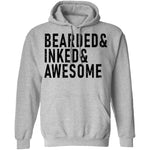 Bearded ' Inked ' Awesome T-Shirt CustomCat