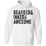 Bearded ' Inked ' Awesome T-Shirt CustomCat