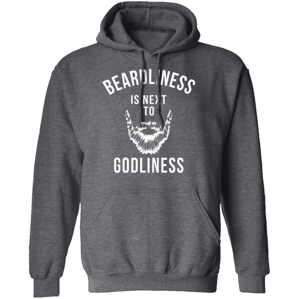 Beardliness Is Next To Godliness T-Shirt CustomCat
