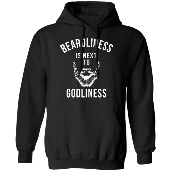 Beardliness Is Next To Godliness T-Shirt CustomCat