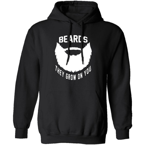 Beards They Grow On You T-Shirt CustomCat