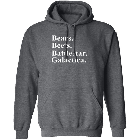 Bears Beets Battlestar Galactica T-Shirt CustomCat
