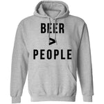 Beer Greater than People T-Shirt CustomCat