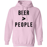 Beer Greater than People T-Shirt CustomCat