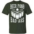 Beer Pong Badass T-Shirt CustomCat