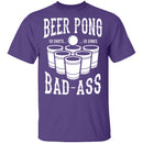 Beer Pong Badass T-Shirt CustomCat