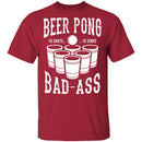 Beer Pong Badass T-Shirt CustomCat