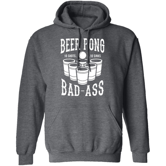 Beer Pong Badass T-Shirt CustomCat