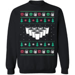 Beer Pong Ugly Christmas Sweater CustomCat