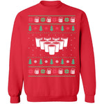 Beer Pong Ugly Christmas Sweater CustomCat