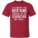Beer Runs T-Shirt CustomCat