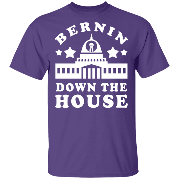 Bernin Down The House T-Shirt CustomCat