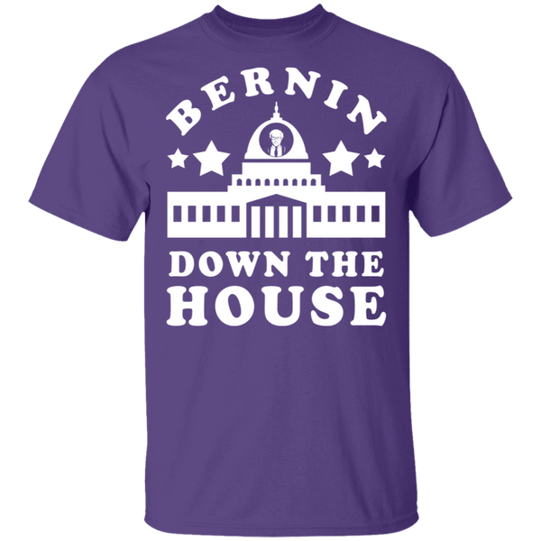 Bernin Down The House T-Shirt CustomCat