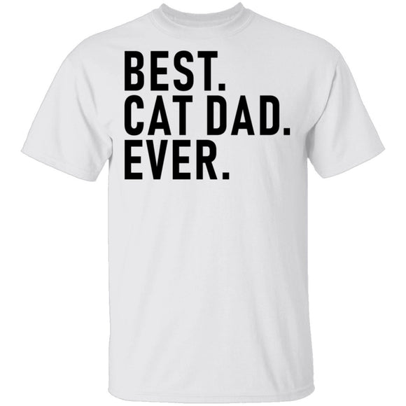 Best Cat Dad Ever T-Shirt CustomCat