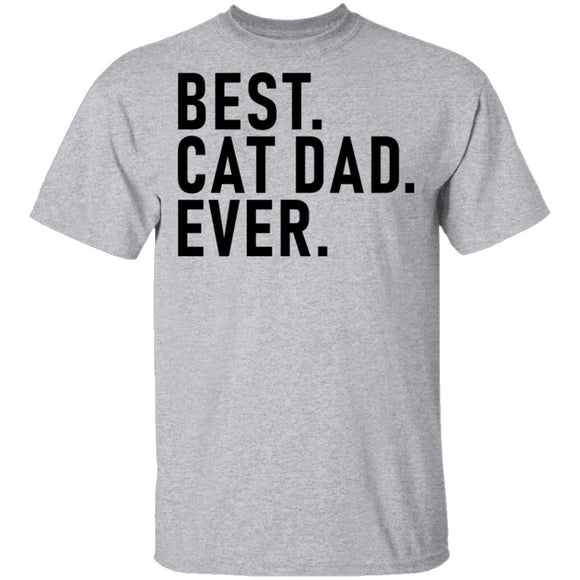 Best Cat Dad Ever T-Shirt CustomCat