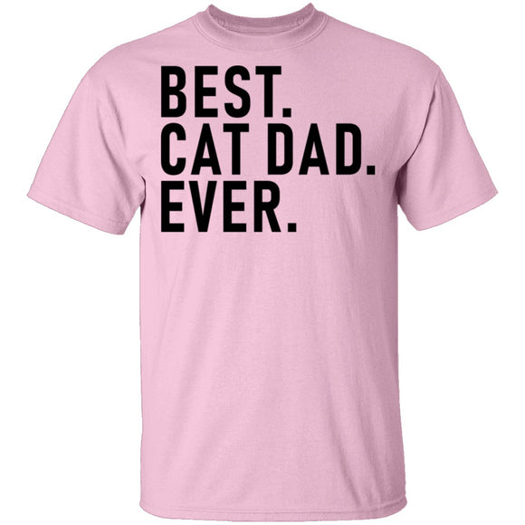 Best Cat Dad Ever T-Shirt CustomCat