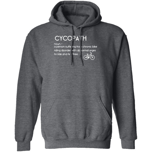Bicyclist Cycopath Definition T-Shirt CustomCat