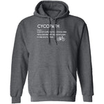 Bicyclist Cycopath Definition T-Shirt CustomCat