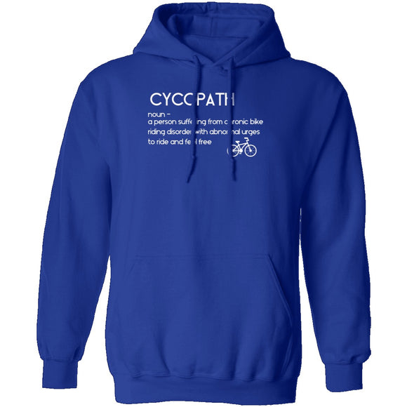 Bicyclist Cycopath Definition T-Shirt CustomCat