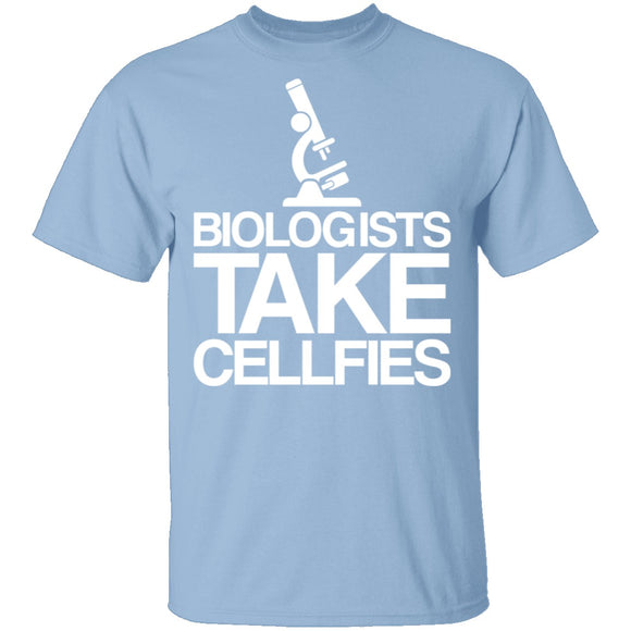 Biologist Cellfie T-Shirt CustomCat