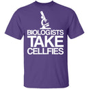 Biologist Cellfie T-Shirt CustomCat