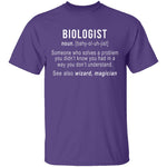 Biologist Definition T-Shirt CustomCat