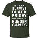 Black Friday Hunger Games Survivor T-Shirt CustomCat
