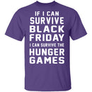 Black Friday Hunger Games Survivor T-Shirt CustomCat