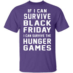 Black Friday Hunger Games Survivor T-Shirt CustomCat