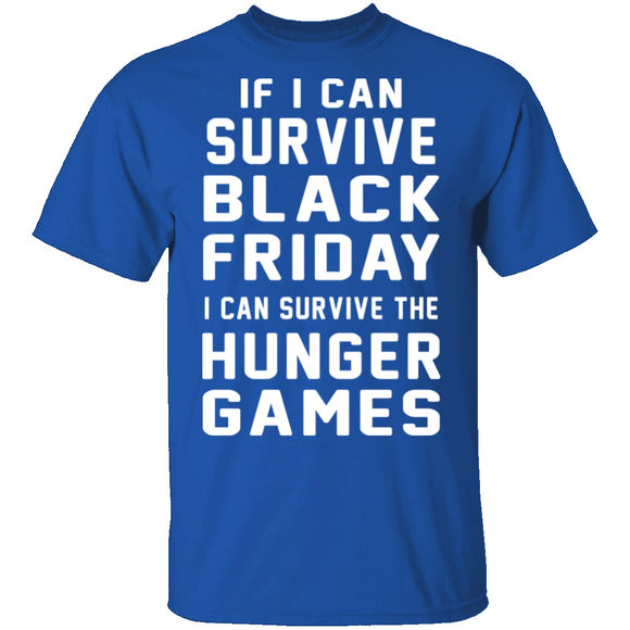 Black Friday Hunger Games Survivor T-Shirt CustomCat