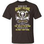 Blessed Are The Aircraft Mechanic T-Shirt CustomCat