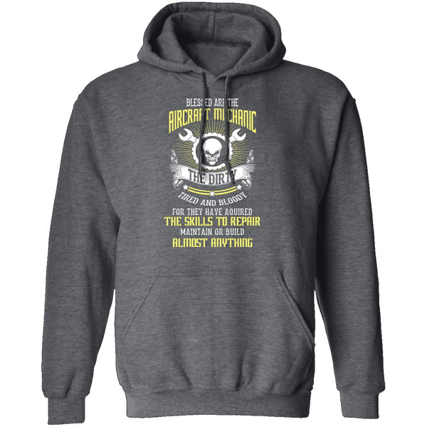 Blessed Are The Aircraft Mechanic T-Shirt CustomCat