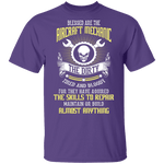 Blessed Are The Aircraft Mechanic T-Shirt CustomCat