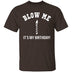 Blow Me It's My Birthday T-Shirt CustomCat