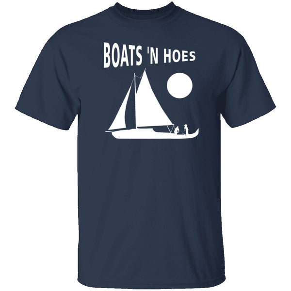 Boats 'N Hoes T-Shirt CustomCat